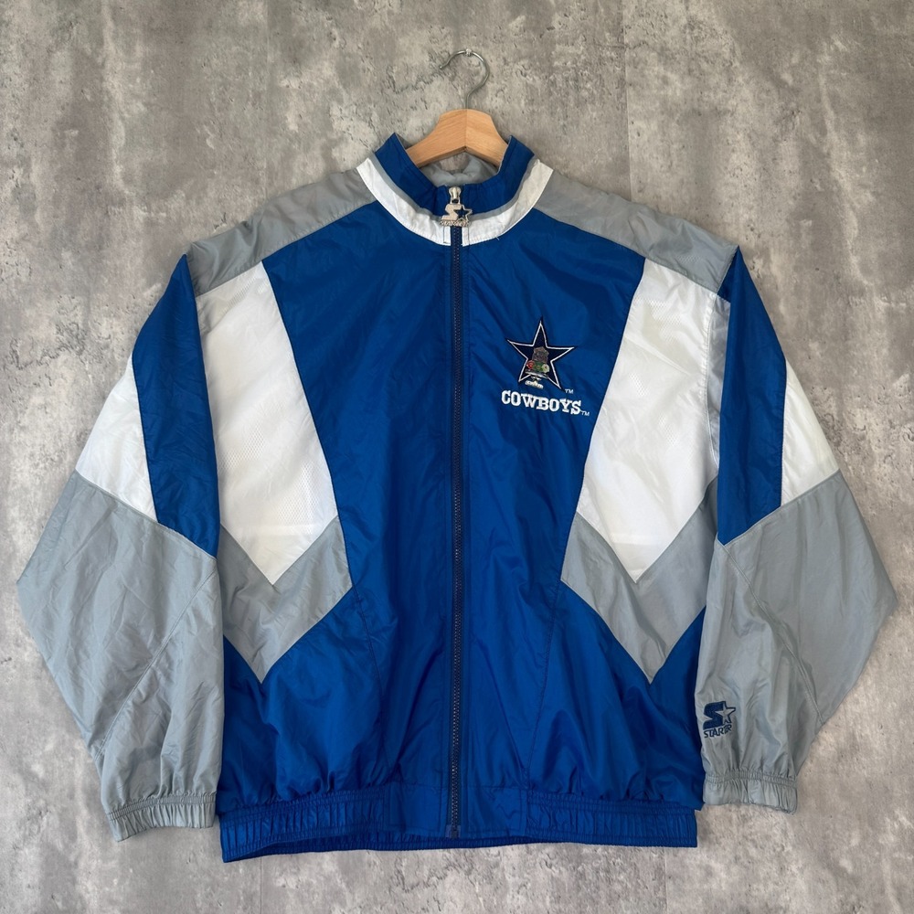 Vintage Dallas Cowboys Starter Jacket Men's L NFL Pro Line Super Bowl XXX 90s
